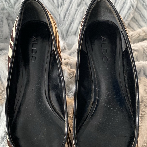 Aldo Zebra Print Kitten Heels - Picture 2 of 5